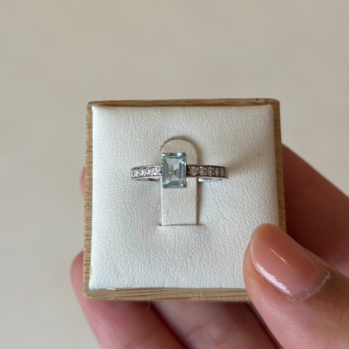 Aquamarine Statement Ring