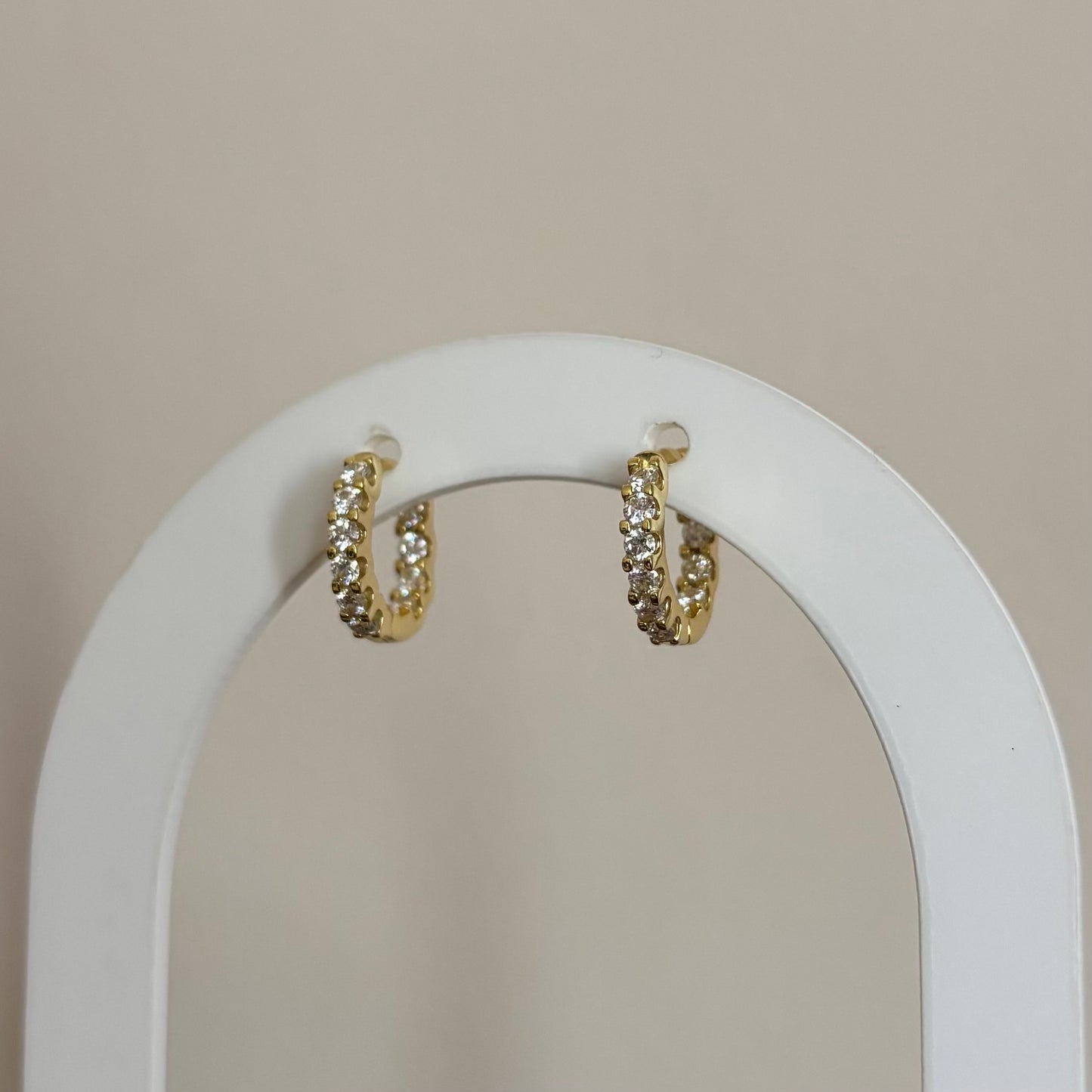 Classic Moissanite Hoops