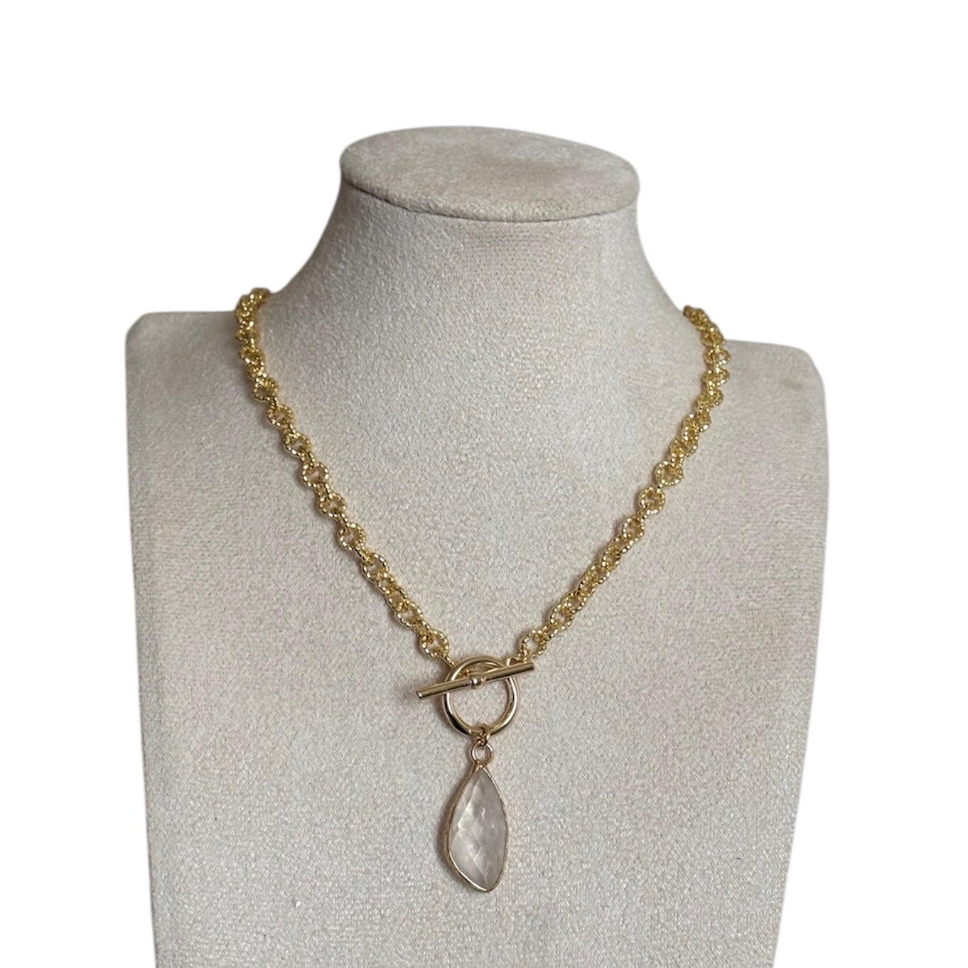 Layers charm chain necklace - toggle