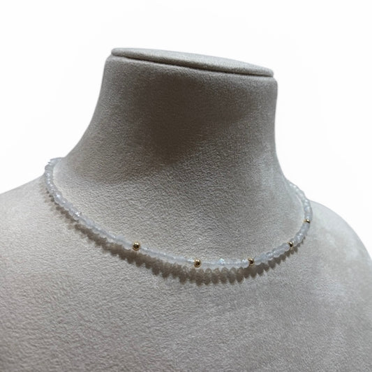 Moonstone Choker - 18K gold