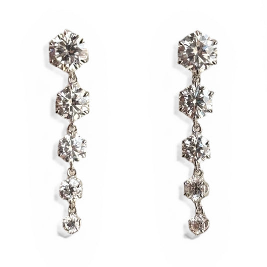 Moissanite Chandelier Earrings