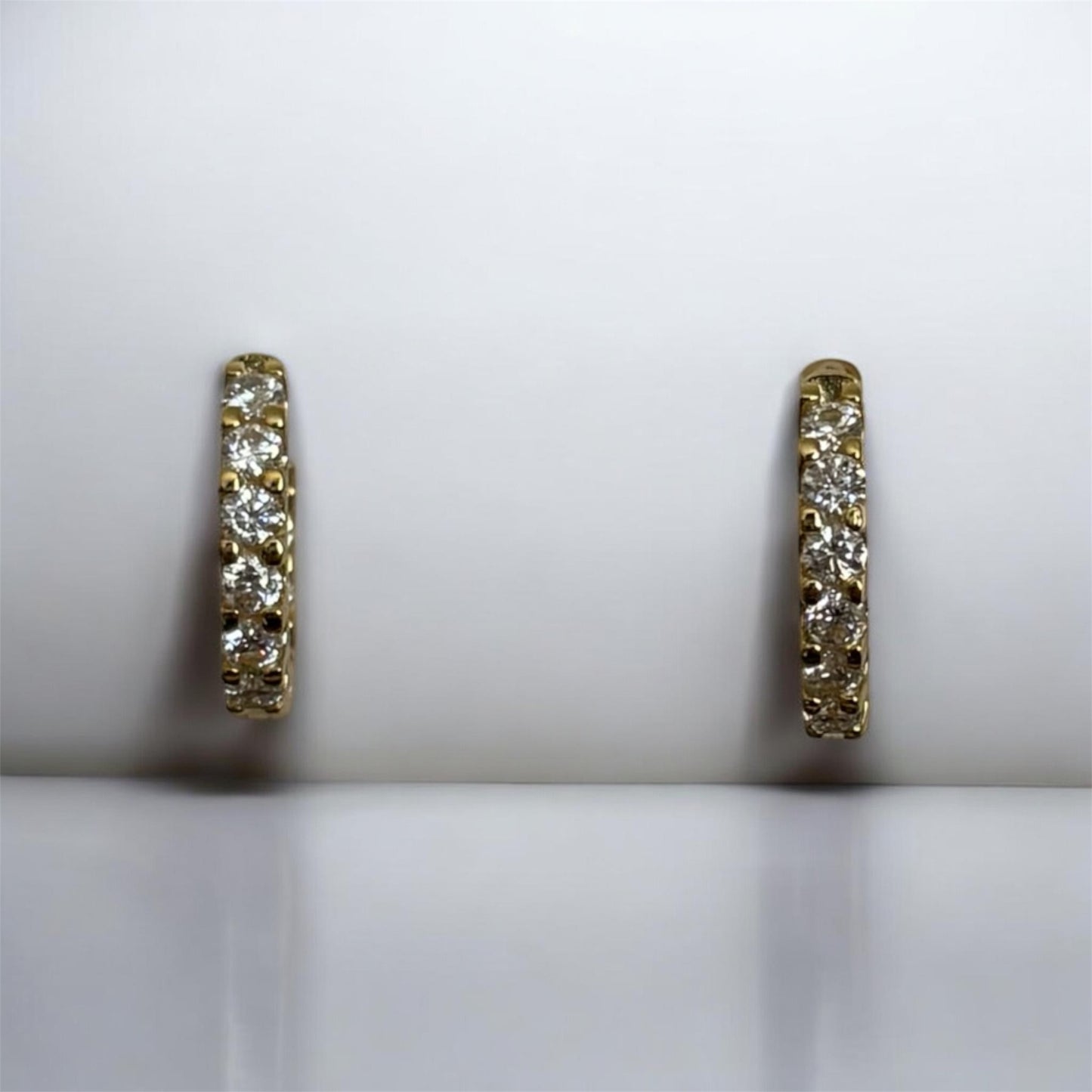 Classic Moissanite Hoops